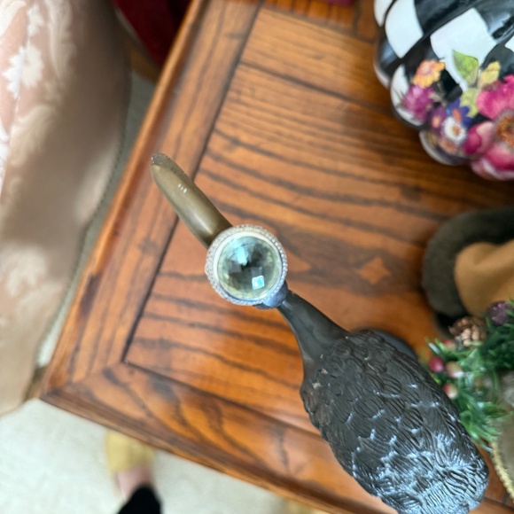 David Yurman Prasiolite and diamond ring - Picture 6 of 6